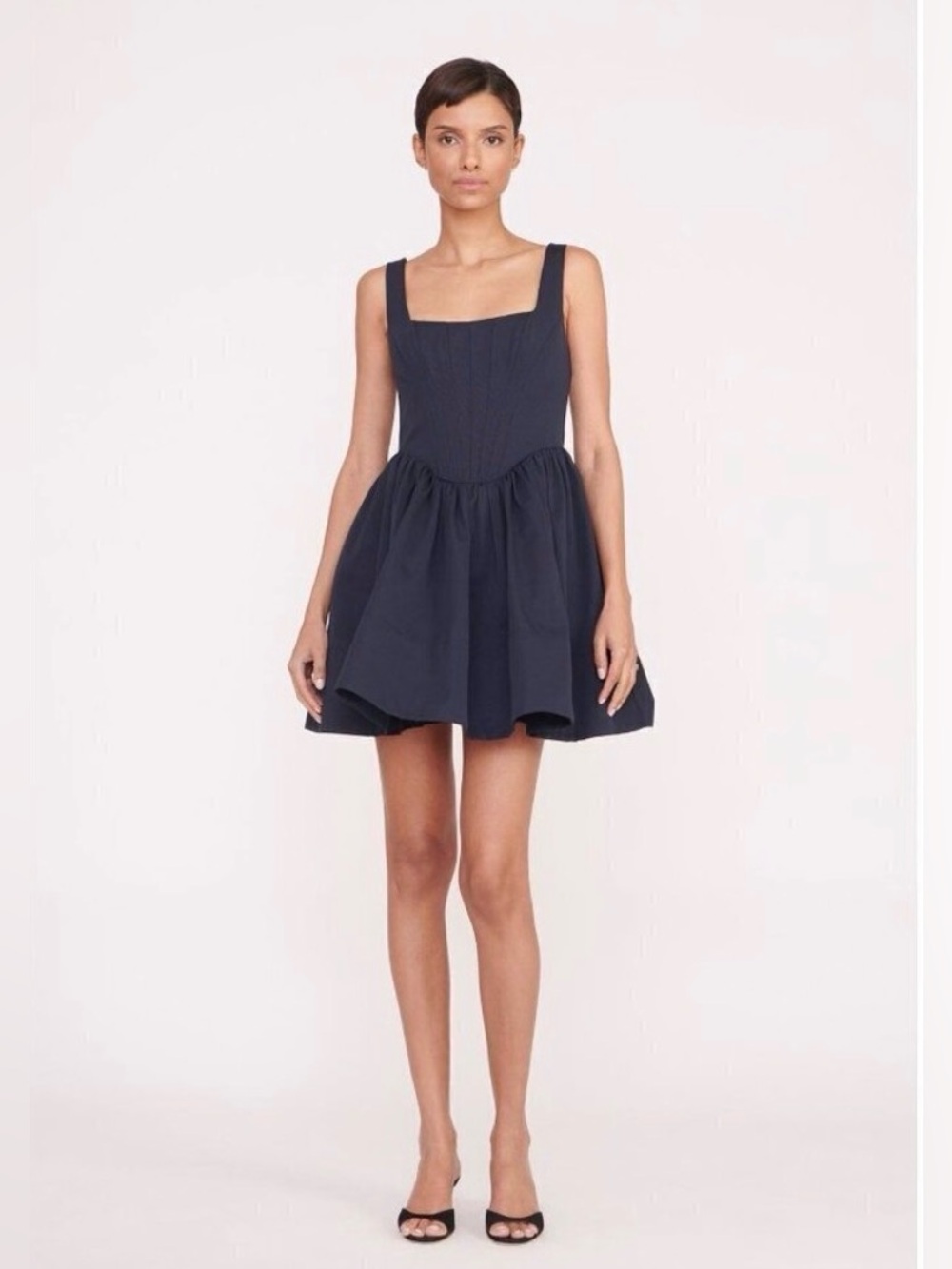 NWT Staud Landscape Dress in Navy size 4 - Picture 5 of 12